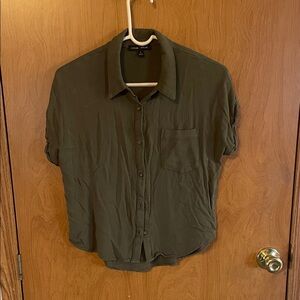 Moa Moa Olive Green Blouse